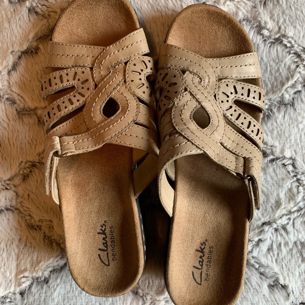 Clark’s bendable sandals